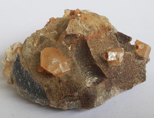 Calcite<br />Minas de plomo, Obernberg am Brenner, Distrito Innsbruck-Land, Tirol, Austria<br />4 x 3 cm<br /> (Author: Volkmar Stingl)