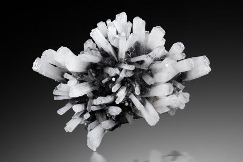 Hemimorfita [Hemimorphite]<br />Mina Potosí, Santo Domingo (Francisco Portillo), Distrito Santa Eulalia, Municipio Aquiles Serdán, Chihuahua, México<br />12 x 10 x 6 cm / cristal principal: 3.3 cm<br /> (Autor: Museo MIM)