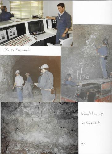 Efloraciones de Epsomita en las paredes de la mina (Autor: carles)