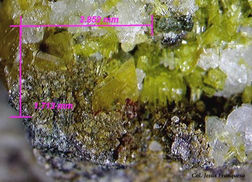 Titanita.<br />Concesión Acedo (Cantera Juanona), Juanona, Antequera, Comarca de Antequera, Málaga, Andalucía, España<br />2´85 x 1´71 mm.<br /> (Autor: Jesus Franquesa Baucells)