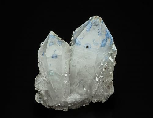 Quartz, Calcite, Papagoite<br />Mina Messina, Musina (Messina), Distrito Vhembe, Provincia Limpopo, Sudáfrica<br />9.7 x 8.3 cm<br /> (Author: am mizunaka)