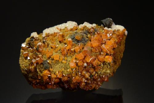 Wulfenite<br />Mina Ojuela, Mapimí, Municipio Mapimí, Durango, México<br />7.7 x 5.2 x 3.9 cm<br /> (Author: Michael Shaw)