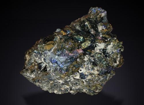 Hematite, Quartz<br />Rio Marina, Isla de Elba, Provincia Livorno, Toscana, Italia<br />92 mm x 73 mm x 65 mm<br /> (Author: Firmo Espinar)