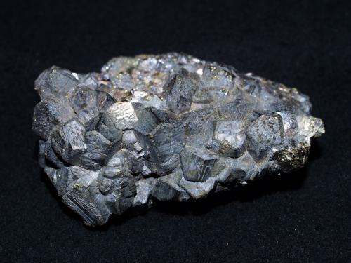 Pyrite coated by Molybdenite<br />Concesiones Rico, Distrito Grayback (Distrito Russell), Condado Costilla, Colorado, USA<br />6.5x4.5x2.5 cm''s<br /> (Author: Joseph DOliveira)