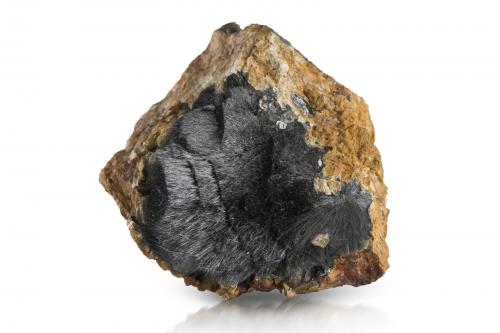 Dadsonite with Siderite<br />Zona Saint Pons, Barcelonnette, Alpes-de-Haute-Provence, Provence-Alpes-Côte d'Azur, Francia<br />7 x 7.5 x 5.5 cm<br /> (Author: MIM Museum)