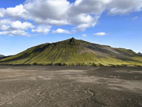 El volcán Öldufell también domina el paisaje de Mælifellssandur, en las Highlands. (Autor: Antonio P. López)