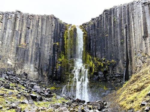 Detalle de la cascada Stuðlafoss. (Autor: Antonio P. López)