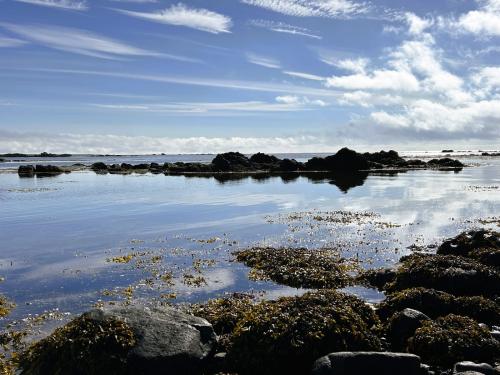 Ytri Tunga es una playa situada en el sur de la península de Snæfellsnes. Es una de las pocas playas de arena más clara y no negra, como las del resto del país. Un día en calma, raro para ser el Atlántico Norte. (Autor: Antonio P. López)