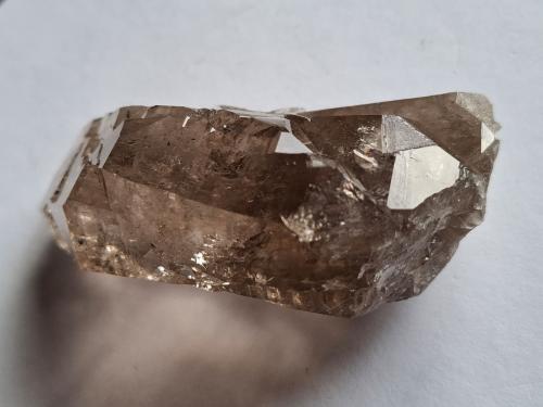 Quartz (variety smokey Quartz)<br />Monte Galenstock, Tiefenbach, Urseren, Uri, Suiza<br />9,5 x 5,5 cm<br /> (Author: Volkmar Stingl)