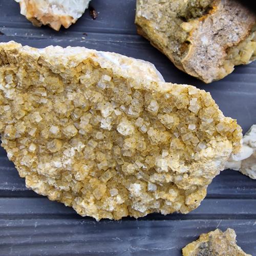 Fluorite<br />Milltown Quarry, Milltown, Ashover, North East Derbyshire District, Derbyshire, England / United Kingdom<br />200 mm<br /> (Author: Forrestblyth)