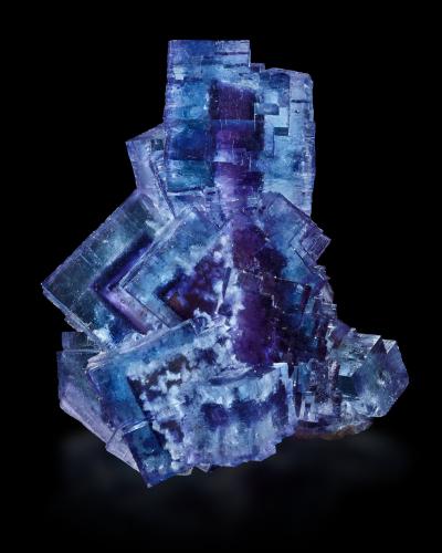 Fluorite, Baryte<br />Mina Minerva I, formación Rosiclare, Grupo Ozark-Mahoning, Sub-Distrito Cave-in-Rock, Condado Hardin, Illinois, USA<br />9 x 7.5 x 6.5 cm / main crystal: 3.7 cm<br /> (Author: MIM Museum)