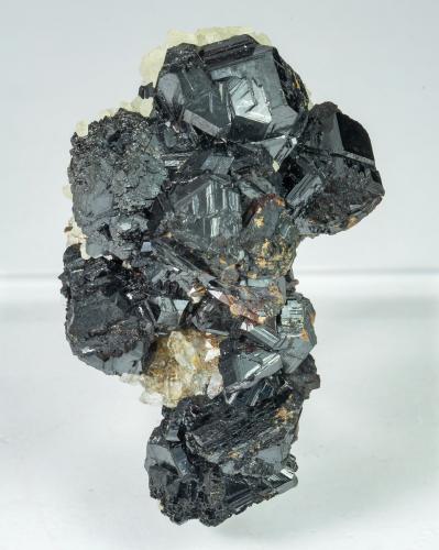 Sphalerite with Quartz<br />Mina Malaespera, Barrio de la Peña, Bilbao, Comarca Gran Bilbao, Vizcaya / Bizkaia, País Vasco (Euskadi), España<br />5.5 × 3.4 × 2.4 cm<br /> (Author: Jordi Fabre)