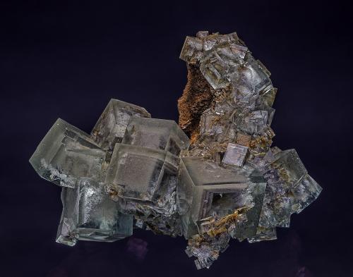 Fluorite<br />Mina Huangshaping, Guiyang, Prefectura Chenzhou, Provincia Hunan, China<br />6.5  x 6.9 cm<br /> (Author: am mizunaka)