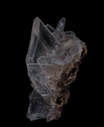 Gypsum (variety selenite)<br />Hanksville, Condado Wayne, Utah, USA<br />6.4 x 3.6 cm<br /> (Author: am mizunaka)