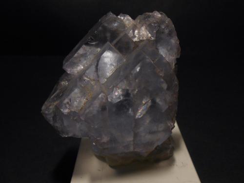 Fluorita<br />Oseja de Sajambre, Comarca Montaña Oriental, León, Castilla y León, España<br />8 x 8 x 3 cm<br /> (Autor: Antonio Alcaide)