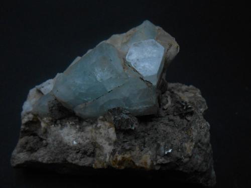 Berilo (variedad aguamarina)<br />Distrito Gilgit, Gilgit-Baltistan (Áreas del Norte), Paquistán<br />8,5 x 7 x 5 cm<br /> (Autor: Antonio Alcaide)