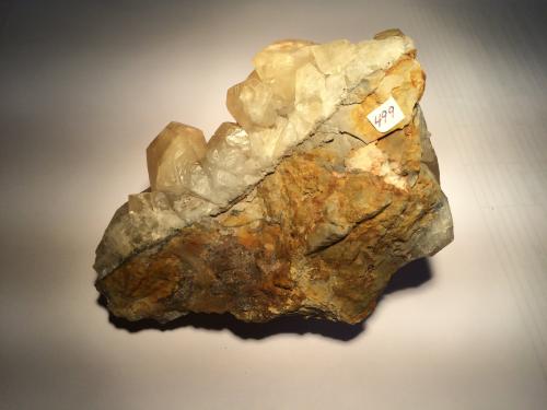 Calcite<br />Picher Field, Tri-State District, Ottawa County, Oklahoma, USA<br />140 mm X 90 mm X 70 mm<br /> (Author: Robert Seitz)