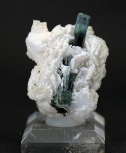 Elbaite<br />Paprok, Distrito Kamdesh, Provincia Nuristan, Afganistán<br />35mm x 25mm x 25mm<br /> (Author: Philippe Durand)