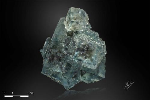 Fluorite<br />Mina La Viesca, zona minera de La Collada, Huergo, Siero, Comarca Oviedo, Principado de Asturias (Asturias), España<br />95 x 80 mm<br /> (Author: Manuel Mesa)