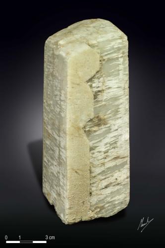 Microcline<br />Valle Shigar, Distrito Shigar, Gilgit-Baltistan (Áreas del Norte), Paquistán<br />152 X 54 mm<br /> (Author: Manuel Mesa)