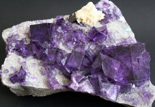 Fluorite<br />Mina Elmwood, Carthage, Distrito Central Tennessee Ba-F-Pb-Zn, Condado Smith, Tennessee, USA<br />105mm x 80mm x40mm<br /> (Author: Philippe Durand)