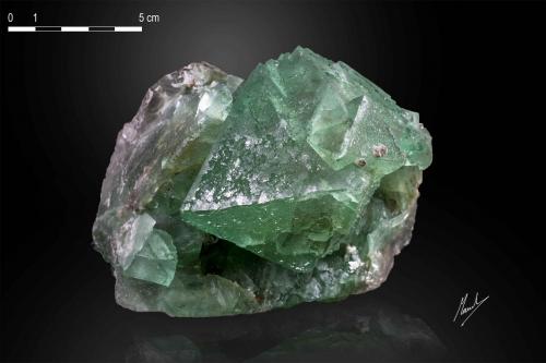 Fluorite<br />Riemvasmaak, Zona Orange river, Kakamas, Distrito ZF Mgcawu, Provincia Septentrional del Cabo, Sudáfrica<br />125 X 105 mm<br /> (Author: Manuel Mesa)