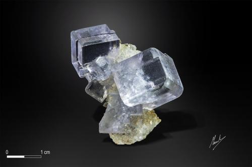 Fluorite<br />Mina La Viesca, zona minera de La Collada, Huergo, Siero, Comarca Oviedo, Principado de Asturias (Asturias), España<br />35 x 26 mm<br /> (Author: Manuel Mesa)