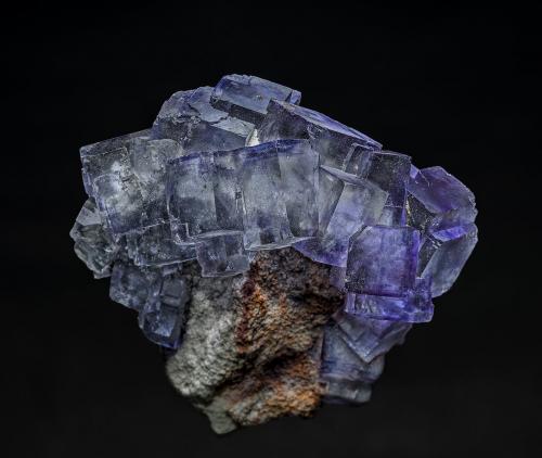 Fluorite<br />Mina Ojuela, Mapimí, Municipio Mapimí, Durango, México<br />7.0 x 6.4 cm<br /> (Author: am mizunaka)