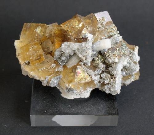 Fluorite<br />El Hammam, Ait Mimoune, Provincia Khémisset, Región Rabat-Salé-Kénitra, Marruecos<br />70mm x 40mm x 35mm<br /> (Author: Philippe Durand)