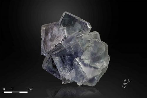 Fluorite<br />Mina La Viesca, zona minera de La Collada, Huergo, Siero, Comarca Oviedo, Principado de Asturias (Asturias), España<br />93 x 70 mm<br /> (Author: Manuel Mesa)