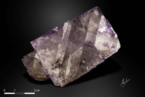 Fluorite<br />Mina Annabel Lee, Sub-Distrito Harris Creek, Condado Hardin, Illinois, USA<br />95 x 55 mm<br /> (Author: Manuel Mesa)