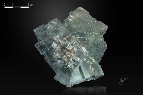 Fluorite<br />Mina La Viesca, zona minera de La Collada, Huergo, Siero, Comarca Oviedo, Principado de Asturias (Asturias), España<br />94 X 92 mm<br /> (Author: Manuel Mesa)