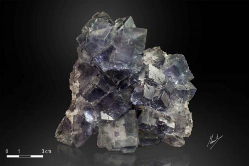 Fluorite<br />Mina La Viesca, zona minera de La Collada, Huergo, Siero, Comarca Oviedo, Principado de Asturias (Asturias), España<br />123 x 100 mm<br /> (Author: Manuel Mesa)