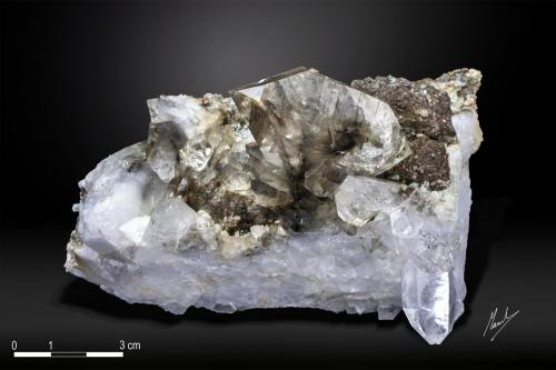 Quartz with Rutile<br />Kharan, Distrito Kharan, Balochistan (Baluchistan), Paquistán<br />115 X 82 mm<br /> (Author: Manuel Mesa)