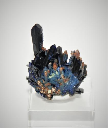 Azurite<br />Touissit, Distrito Touissit, Provincia Jerada, Región Oriental, Marruecos<br />40mm x 30mm x 30mm<br /> (Author: Philippe Durand)