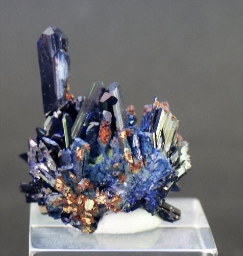 Azurite<br />Touissit, Distrito Touissit, Provincia Jerada, Región Oriental, Marruecos<br />40mm x 30mm x 30mm<br /> (Author: Philippe Durand)