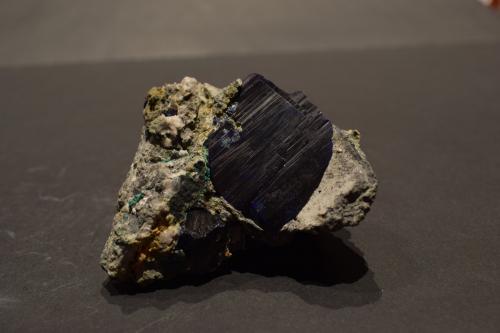 Azurita<br />Mina Tsumeb, Tsumeb, Región Otjikoto, Namibia<br />6 x 5,5 x 2,5 cm<br /> (Autor: Antonio Alcaide)