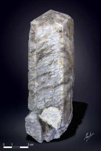 Microcline<br />Distrito Skardu, Gilgit-Baltistan (Áreas del Norte), Paquistán<br />152 x 47 mm<br /> (Author: Manuel Mesa)