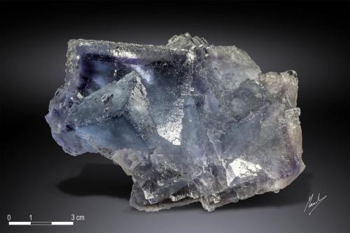 Fluorite<br />Mina La Viesca, zona minera de La Collada, Huergo, Siero, Comarca Oviedo, Principado de Asturias (Asturias), España<br />115 x 80 mm<br /> (Author: Manuel Mesa)