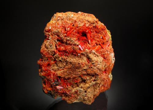 Crocoite<br />Callenberg, Zwickau, Sajonia/Sachsen, Alemania<br />8.0 x 10.5 cm<br /> (Author: crosstimber)