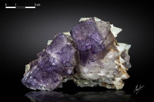 Fluorite<br />Mina Qinglong, Dachang, Qinglong, Prefectura Autónoma Qianxi'nan, Provincia Guizhou, China<br />113 x 60 mm<br /> (Author: Manuel Mesa)