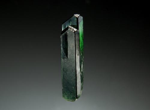 Diopside<br />Alchuri, Distrito Shigar, Gilgit-Baltistan (Áreas del Norte), Paquistán<br />0.5 x 2.5 cm<br /> (Author: crosstimber)