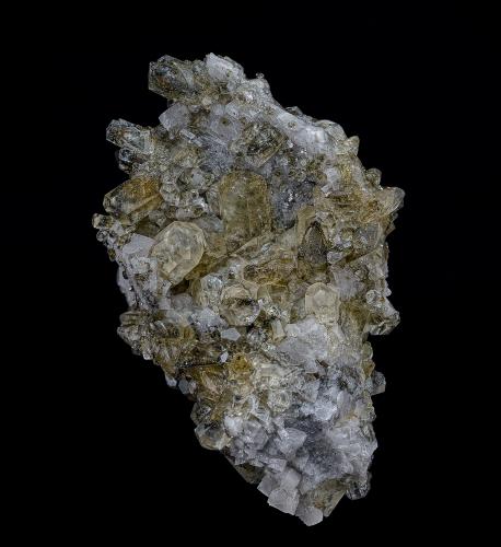 Calcite, Dolomite, Pyrite<br />Cantera Grant, Greely, Gloucester, Condado Carleton, Ontario, Canadá<br />8.0 x 5.5 cm<br /> (Author: am mizunaka)