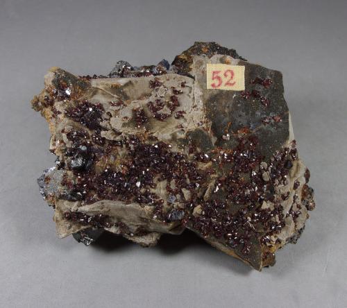 Galena y Esfalerita<br />Mina Ballard, Baxter Springs, Picher Field, Distrito Tri-State, Condado Cherokee, Kansas, USA<br />10 x 7,5 x 3 cm.<br /> (Autor: J. G. Alcolea)