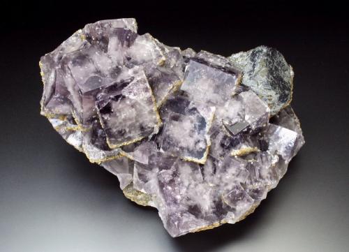 Fluorite, Siderite, Galena<br />Mina Allenheads (Mina Beaumont), Allendale, Northumberland, Inglaterra / Reino Unido<br />11x8x7 cm overall size<br /> (Author: Jesse Fisher)