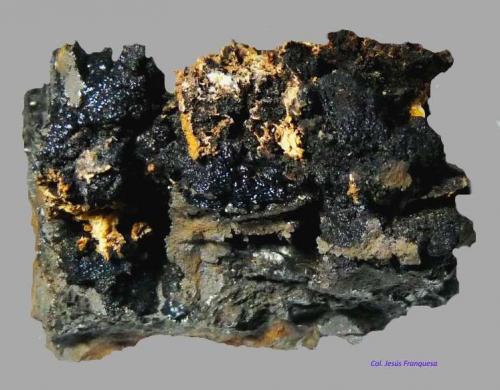 Goethita<br />Zona minera del Cerro de Colativí, Turrillas, Comarca Los Filabres-Tabernas, Almería, Andalucía, España<br />30x20 mm.<br /> (Autor: Jesus Franquesa Baucells)