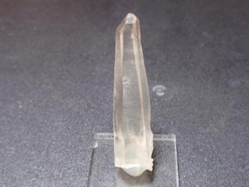 Cuarzo (variedad cristal de roca)<br />Mina Kami, Provincia Ayopaya, Departamento Cochabamba, Bolivia<br />10x50 mm<br /> (Autor: Ignacio)