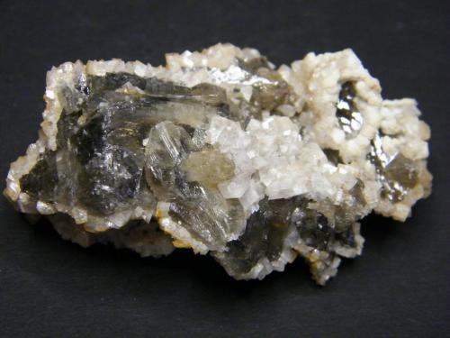 Calcite and Cerussite<br />Mina Tsumeb, Tsumeb, Región Otjikoto, Namibia<br />75mm x 48mm x 37mm<br /> (Author: Heimo Hellwig)