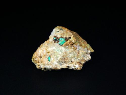 Mixita<br />Mina Gold Chain, Montes East Tintic, Mammoth, Distrito Tintic, Condado Juab, Utah, USA<br />3 x 2,5 cm.<br /> (Autor: Antonio P. López)