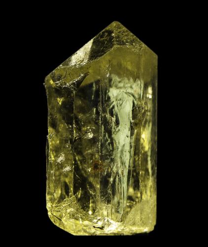 Fluorapatite<br />Mina Cerro de Mercado, Cerro de los Remedios, Victoria de Durango, Municipio Durango, Durango, México<br />18 x 10 x 8 mm<br /> (Author: Rob Schnerr)